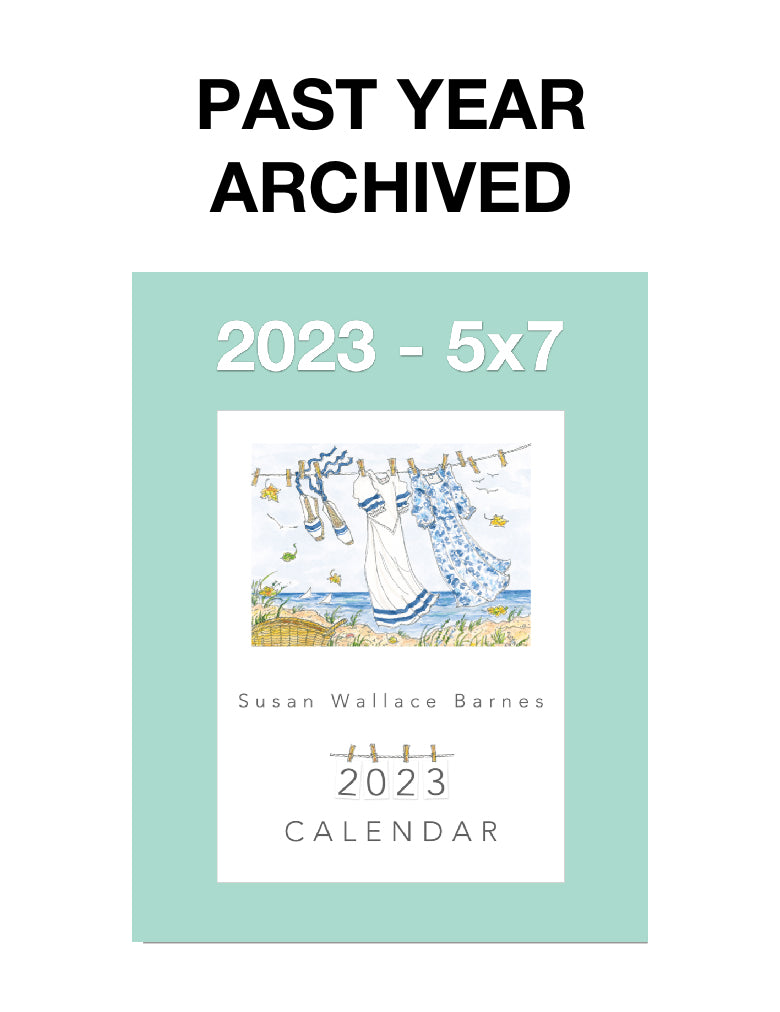 * 2023 * 5 x 7 Susan Wallace Barnes 2023 Calendar SUSAN WALLACE