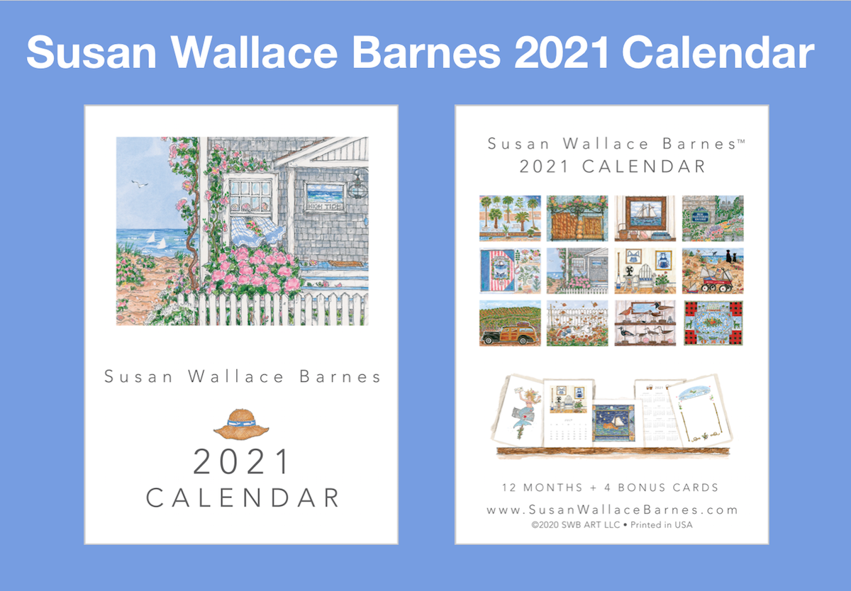 SWB 2021 Calendar Collections are now available! SUSAN WALLACE BARNES