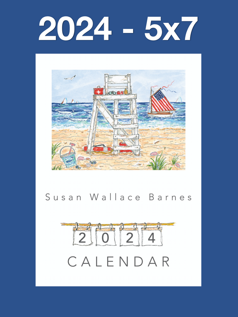 * 2024 * 5 x 7 Susan Wallace Barnes 2024 Calendar SUSAN WALLACE