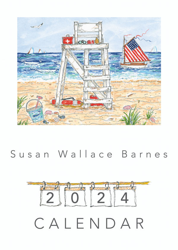 * 2024 * 5 x 7 Susan Wallace Barnes 2024 Calendar SUSAN WALLACE