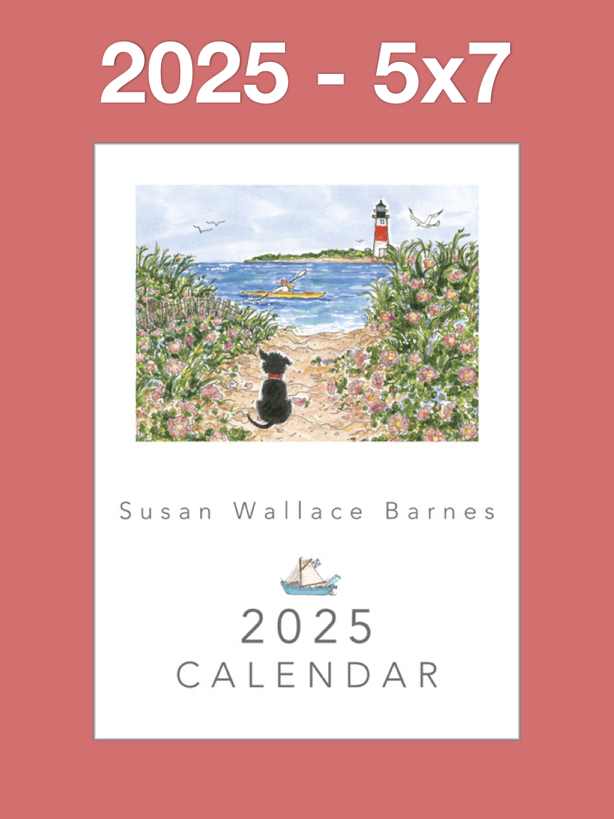 * 2025 * - 5 x 7 Susan Wallace Barnes 2025 Calendar – SUSAN WALLACE 