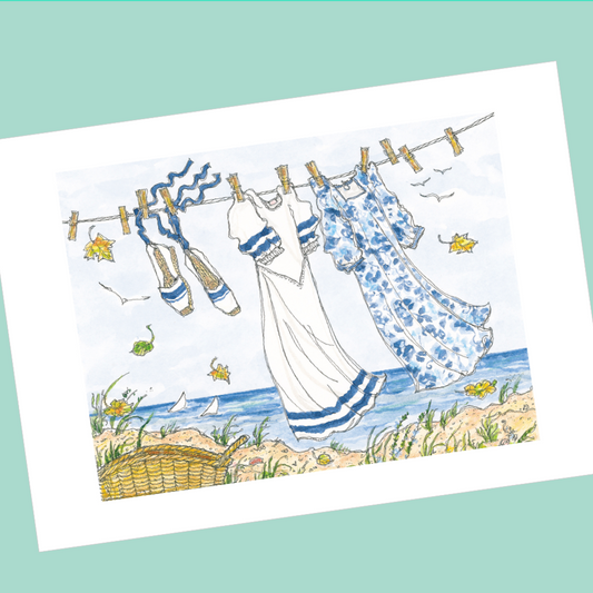 THANK YOU (Lighthouse Shell) 5x7 Postcards with Envelopes - SET OF